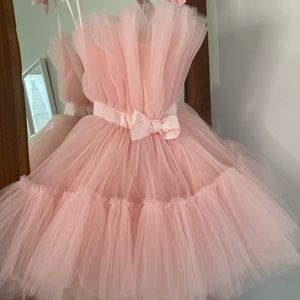 Giambattista Vali x H&M Short Tulle Pink Dress